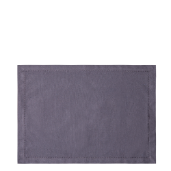 Cloth Placemat 32 x 48 cm Steel Grey, 2 pcs - BASIC Ambiente