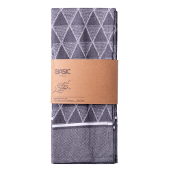 Kitchen Towel 50 x 70 cm Steel Grey, 2 pcs - BASIC Ambiente