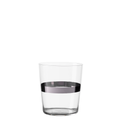 Tumbler 440 ml with Platinum stripe - 21st Century Glas Lunasol