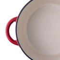 Enameled Cast Iron Pot red Ø 26 cm - Jupiter Lunasol