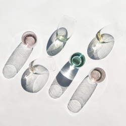 Tumbler Barrel 460 ml Snail Set 6 pcs. - Optima Glas Lunasol color mix