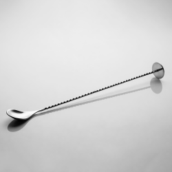 Barlöffel CNS matt 28 cm auf Hängekarton - Basic Bar