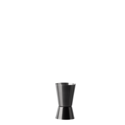 Messbecher PVD schwarz matt 20 ml / 40 ml auf Hängekarton - Basic Bar