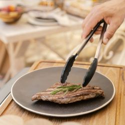 Cooking Tong Silicone with Stainless Steel handle 34 cm - Lunasol