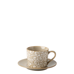 Kaffee Untere Ø 14.2 cm, H: 2 cm - Levante Pearl