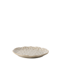 Teller flach Wavy Ø 20.5 cm, H: 2.2 cm - Levante Pearl