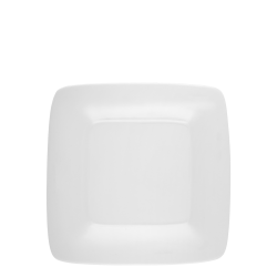 Square plate 21 × 21 cm - Tosca white