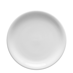 Modern coupe dinner plate 24 cm - Tosca white