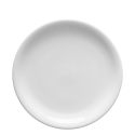 Modern coupe dinner plate 24 cm - Tosca white