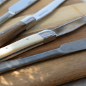 Steak Knife Set 6-pcs. in Box - Basic Country II white matt Lunasol