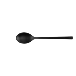 Dessert Spoon - Living PVD black satin