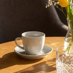 Kaffee-Untere ital. Form, 14.5 cm - Tosca Slate
