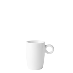 Mocca šálka 0.08 lt, vysoká - Chic biela