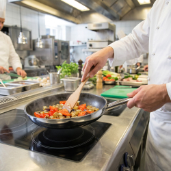Frypan Ø 28 cm, H: 4.5 cm without lid - Orion Expert Neo Multi-Layer Lunasol