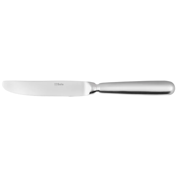 Table Knife short blade with welded hollow handle — Baguette das Original all mirror