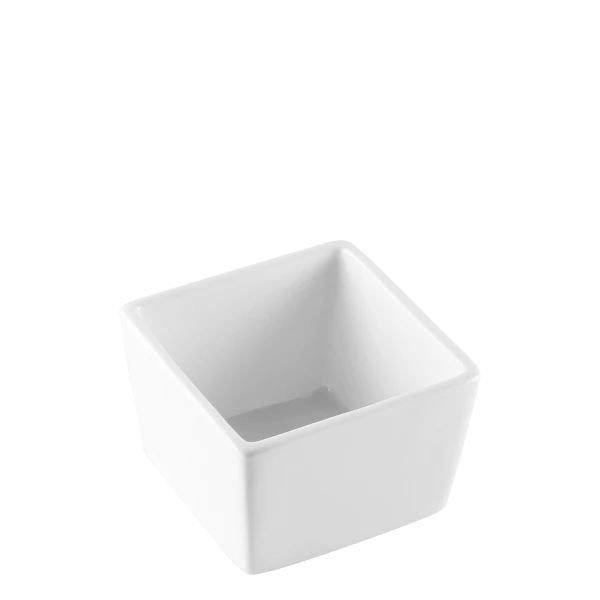 Bowl square 7.7 x 7.7 x 4.9 cm — Gaya Atelier white