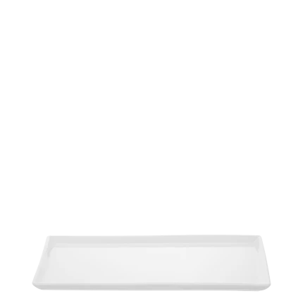 Rectangular Plate 30 x 17.5 cm — Tosca white