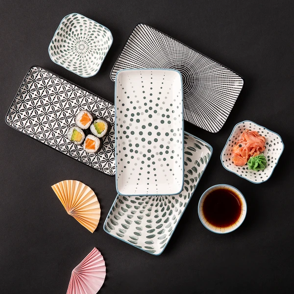 Rectangular Plate 20.3 x 11.2 cm — Gaya Elements Earth