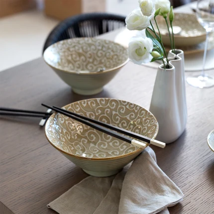 Ramen Bowl Ø 20.8 cm, H: 9.2 cm - Levante Pearl