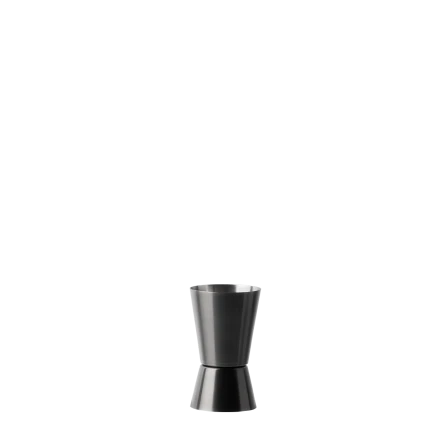 Messbecher PVD schwarz matt 20 ml / 40 ml auf Hängekarton Basic Bar