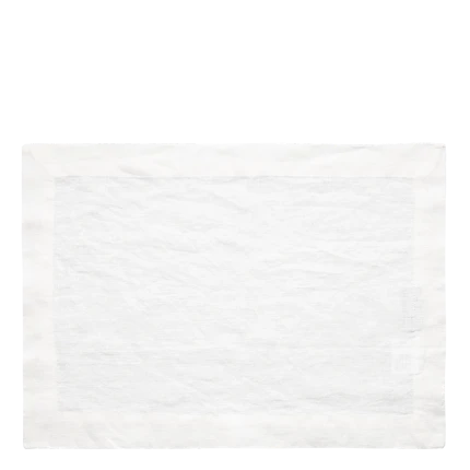 Stoff-Tischset 35 x 50 cm Offwhite