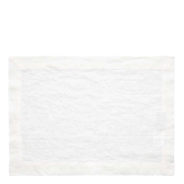 Stoff-Tischset 35 x 50 cm Offwhite