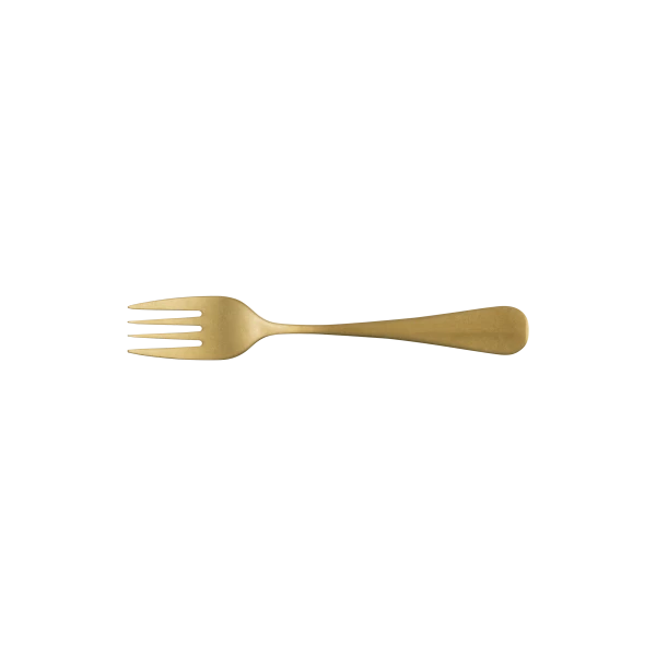 Cake Fork — Baguette Vintage PVD Gold Stone Wash