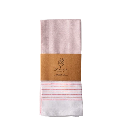 Kuchyňská utěrka 50 x 70 cm blush Set 2 ks — Elements Ambiente