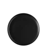 Dezertní talíř U-Coupe 20 cm — Gaya Atelier černý matný
