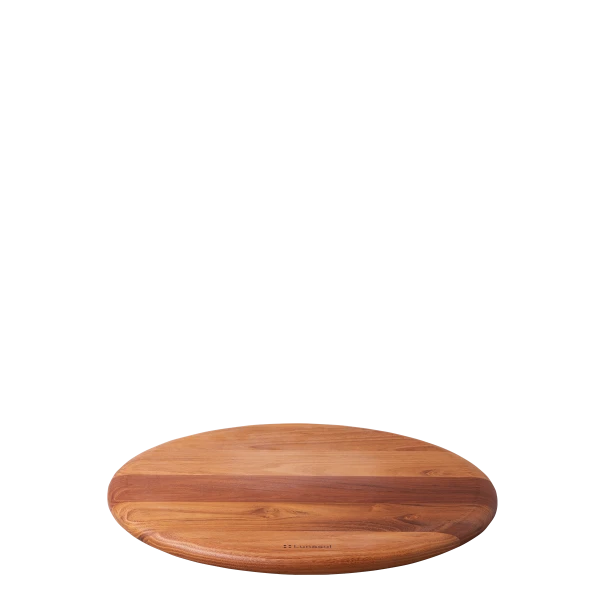 Schneidebrett rund Teak ø 35.6 cm 1.9 cm - GAYA Wooden