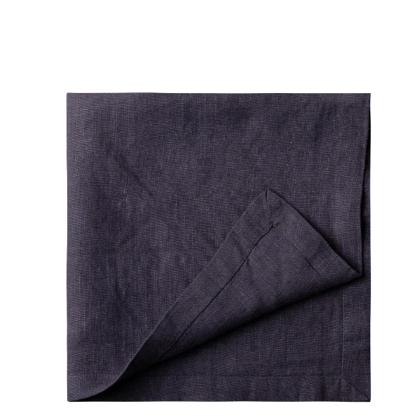Antracitové ľanové obrúsky 50 x 50 cm 2 ks - Gaya Ambiente