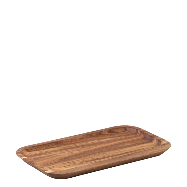 Tray rectangular Acacia 25 x 14 x 1.5 cm — FLOW Wooden