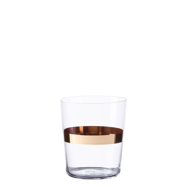 Tumbler 440 ml so zlatým pruhom — 21st Century Glas Lunasol