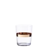 Tumbler 440 ml so zlatým pruhom — 21st Century Glas Lunasol