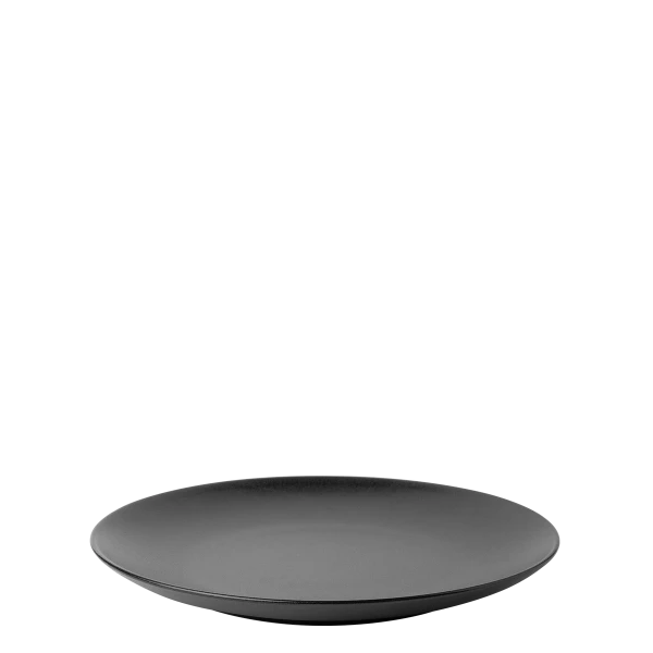 Teller flach 20,5 cm 4 tlg. - Basic black matt