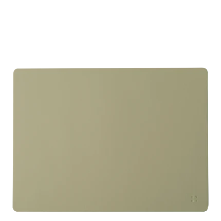 Placemat rectangle PVC olive 45 x 32 cm — Elements Ambiente