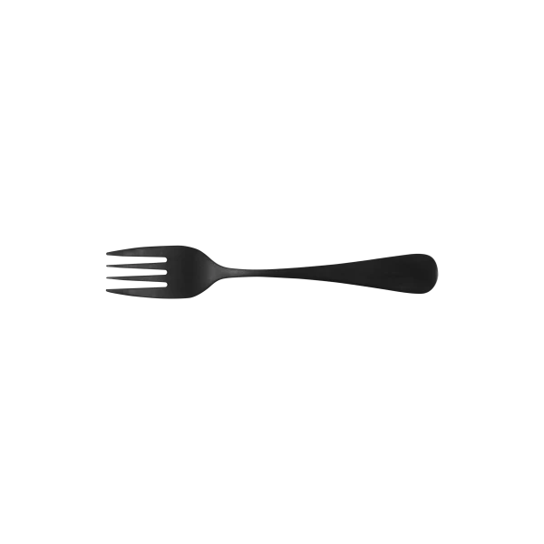 Cake Fork — Baguette Vintage PVD Black Stone Wash