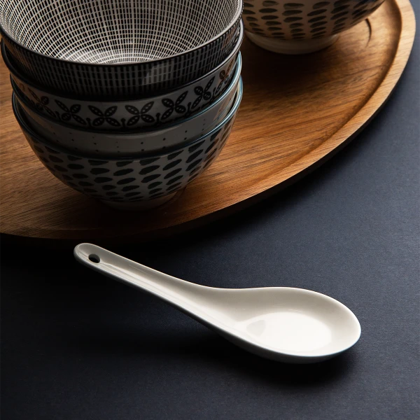 Lžíce na rýži 13 cm — Univers bílý