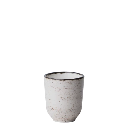 Moccabecher 80 ml - Gaya Atelier light grey speckled