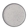 Talíř plytký U-Coupe 28cm — Gaya Atelier světle šedý stříkaný