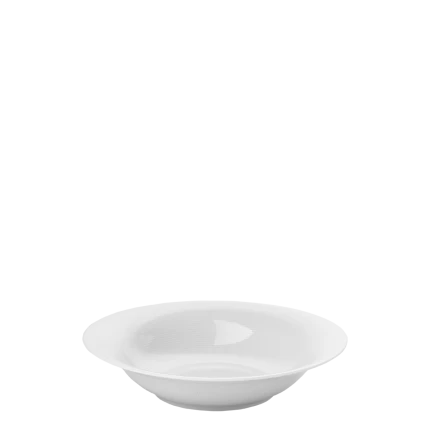 Plate deep Coupe Relief 23 cm — Chic Relief white
