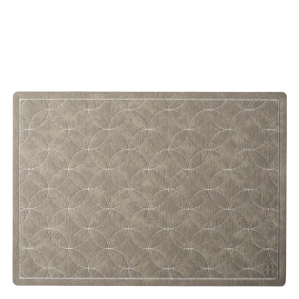 Tischset rechteckig PVC taupe — Elements Ambiente Stitch