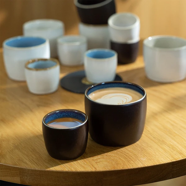 Handleless cup 65 ml — Gaya Elements Night Terra