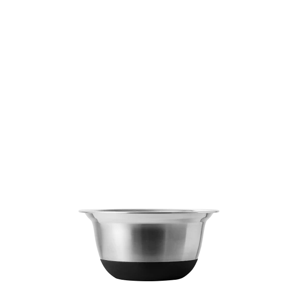Mixing Bowl Set CNS 8pcs with Plastic Lid and Silikon Bottom — Basic Kitchen