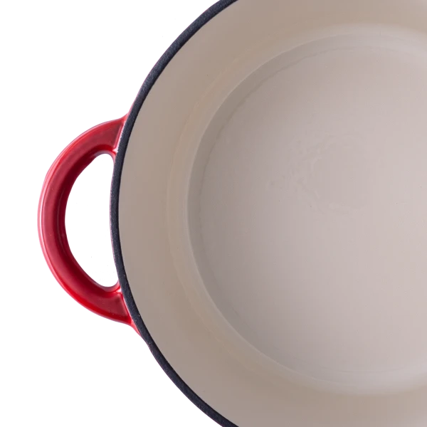 Liatinový hrniec smaltovaný červený ø 26 cm - Jupiter Lunasol
