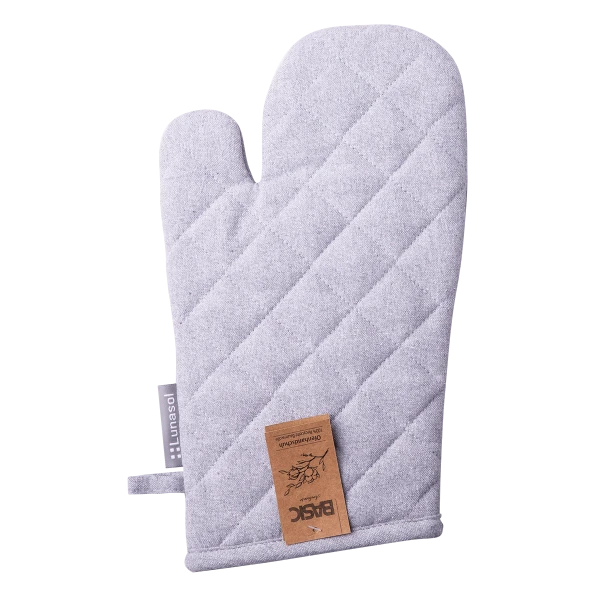 Oven Glove 19 x 32 cm Silver Melange — BASIC Ambiente