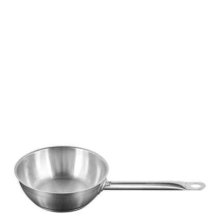 Pánev na restování Ø 24 cm — Orion Lunasol Inox mit CNS-Profigriffen
