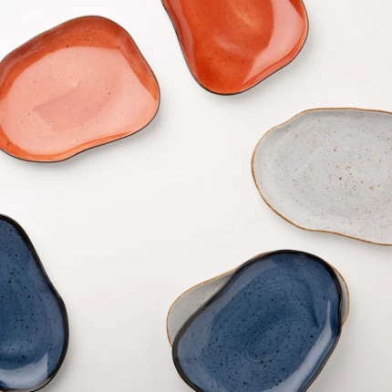 Plate flat Cloud 17 cm terracotta — Hotel Inn Chic color