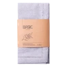 Stoffservietten 45 x 45 cm Silber-Melange, 2 Stk. — BASIC Ambiente