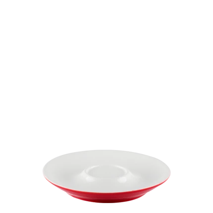 Kávová-/ čajová podšálek 15cm — RGB červený lesklý Lunasol